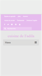 Mobile Screenshot of cuisinedefadila.com